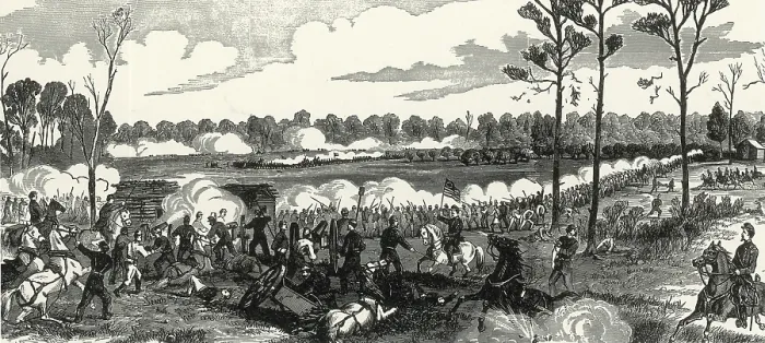 Framed Print : American Civil War, Battle of Shiloh, 1862 Framed Print : American Civil War, Battle of Shiloh, 1862