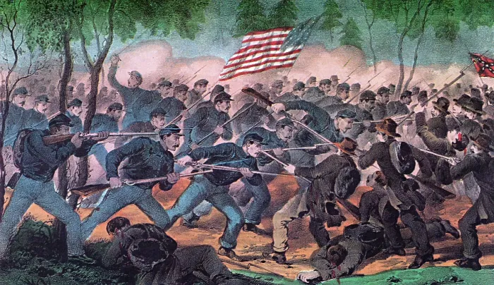 Framed Print : American Civil War, Battle of Spotsylvania, 1864 Framed Print : American Civil War, Battle of Spotsylvania, 1864