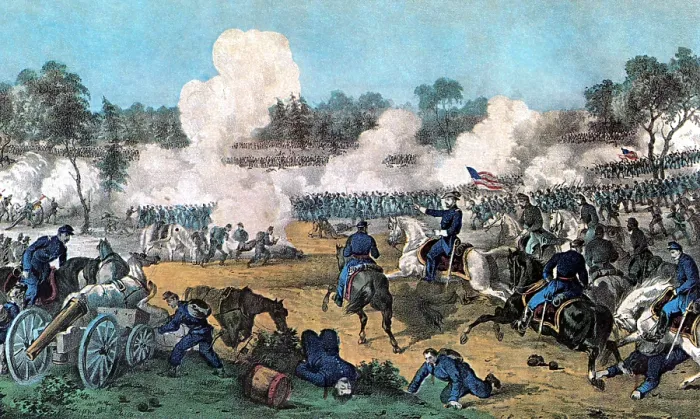 Framed Print : American Civil War, Battle of the Wilderness, 1864 Framed Print : American Civil War, Battle of the Wilderness, 1864