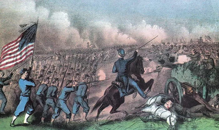 Framed Print : American Civil War, Battle of Williamsburg, 1862