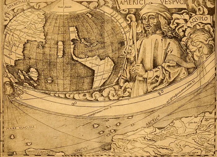 Framed Print : Amerigo Vespucci, Italian Explorer Framed Print : Amerigo Vespucci, Italian Explorer