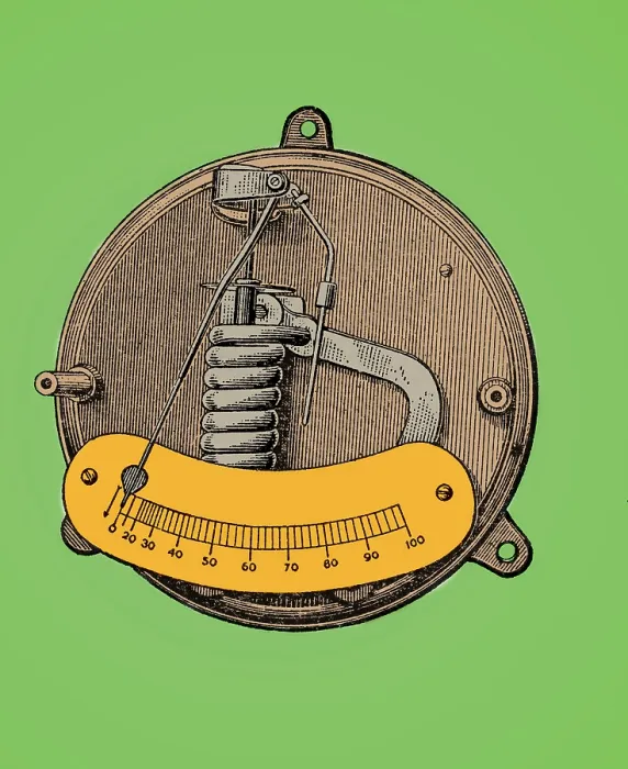 Framed Print : Ammeter. An ammeter, an instrument that measures electric current in a circuit Framed Print : Ammeter. An ammeter, an instrument that measures electric current in a circuit
