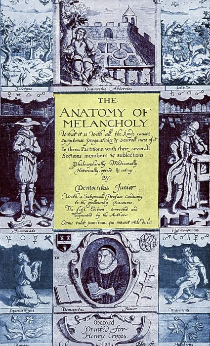 Framed Print : The Anatomy of Melancholy