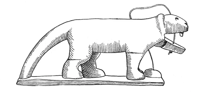 Framed Print : Ancient Egyptian Toy Cat, 1000 BC Framed Print : Ancient Egyptian Toy Cat, 1000 BC