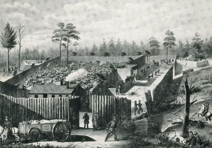 Framed Print : Andersonville Prison, Georgia
