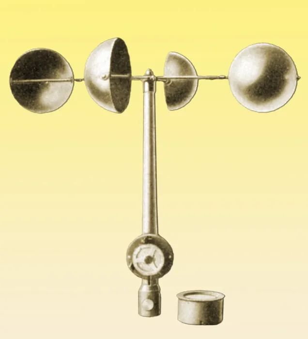 Framed Print : An Anemometer