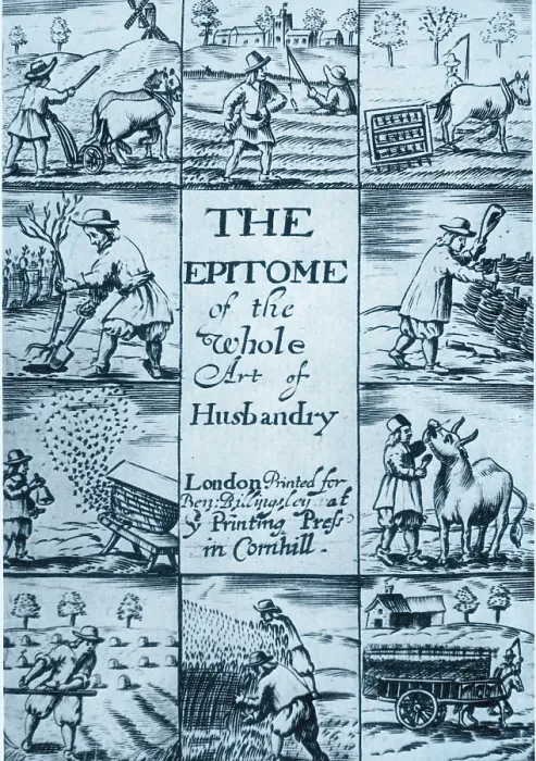 Framed Print : Animal Husbandry, 1675