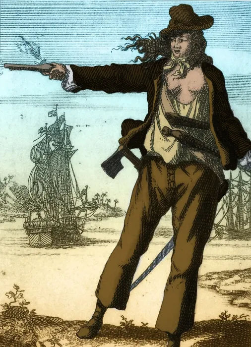 Framed Print : Anne Bonny, Irish Pirate Framed Print : Anne Bonny, Irish Pirate
