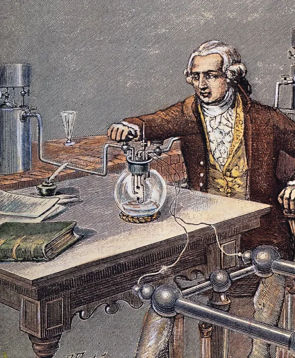 Framed Print : Antoine-Laurent Lavoisier, French Chemist