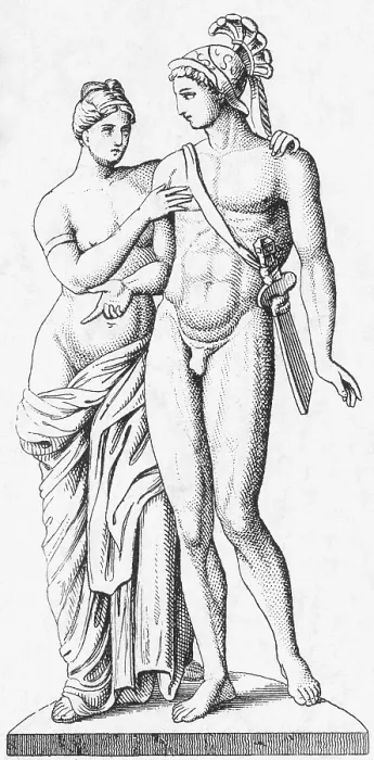 Framed Print : Aphrodite and Ares, Greek Olympians Framed Print : Aphrodite and Ares, Greek Olympians