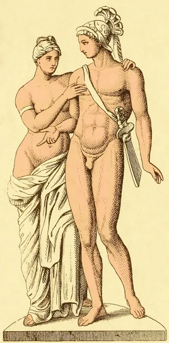 Framed Print : Aphrodite and Ares, Greek Olympians Framed Print : Aphrodite and Ares, Greek Olympians