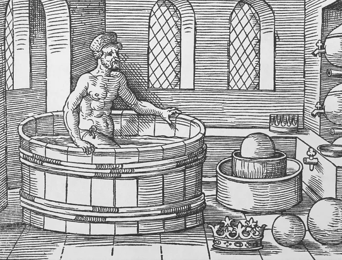 Framed Print : Archimedes and Hydrostatics