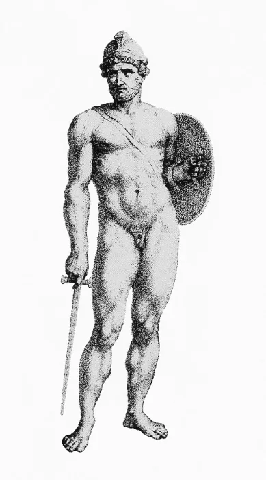 Framed Print : Ares, Greek God of War