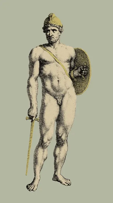 Framed Print : Ares, Greek God of War