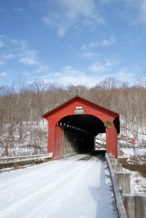 Framed Print : Arlington Covered Bridge Framed Print : Arlington Covered Bridge