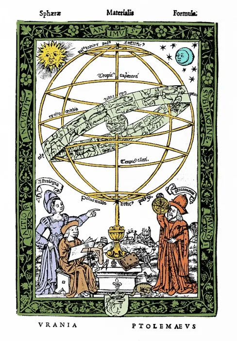 Framed Print : Armillary Sphere, 1538