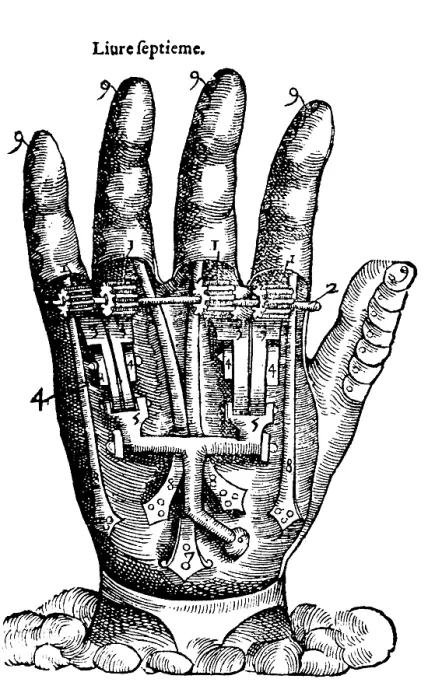 Framed Print : Artificial Hand Designed by Ambroise Pare, 1564 Framed Print : Artificial Hand Designed by Ambroise Pare, 1564