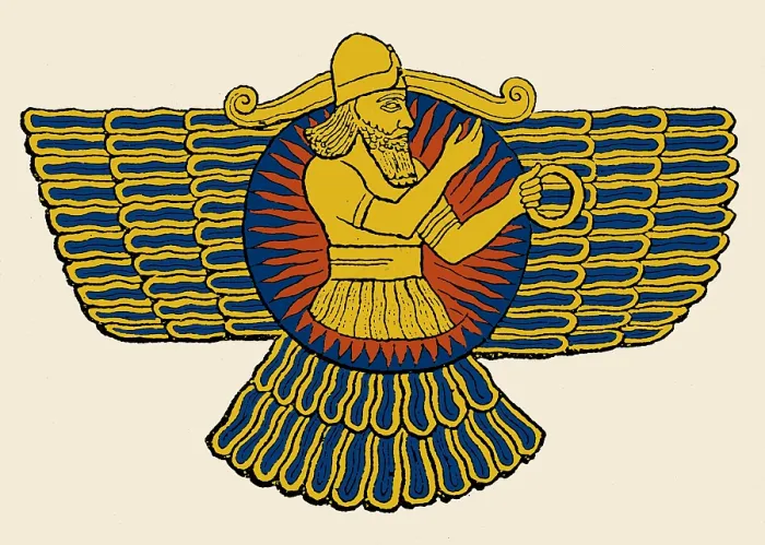Framed Print : Ashur, Assyrian God