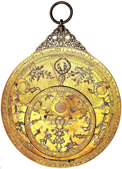 Framed Print : Astrolabe. An astrolabe is an elaborate inclinometer