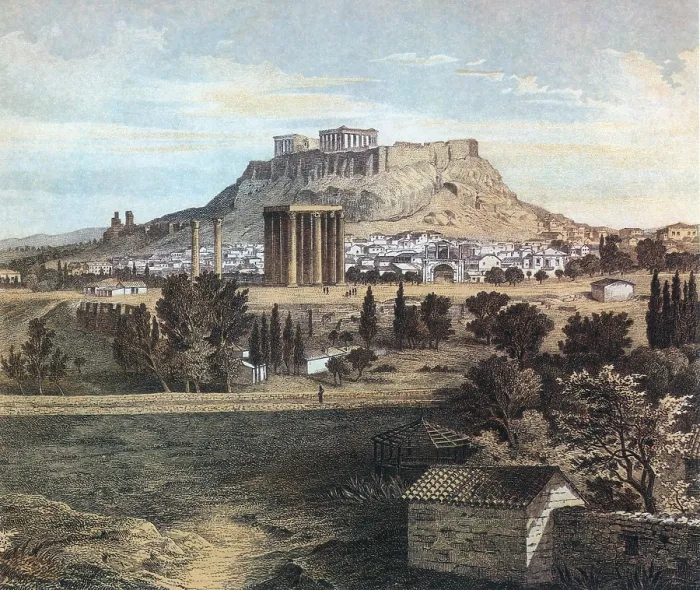 Framed Print : Athens with the Acropolis Framed Print : Athens with the Acropolis