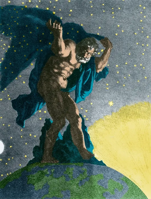 Framed Print : Atlas Supporting the Heavens Framed Print : Atlas Supporting the Heavens