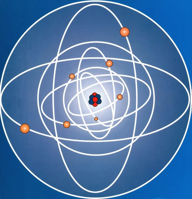 Framed Print : Atomic Structure Framed Print : Atomic Structure