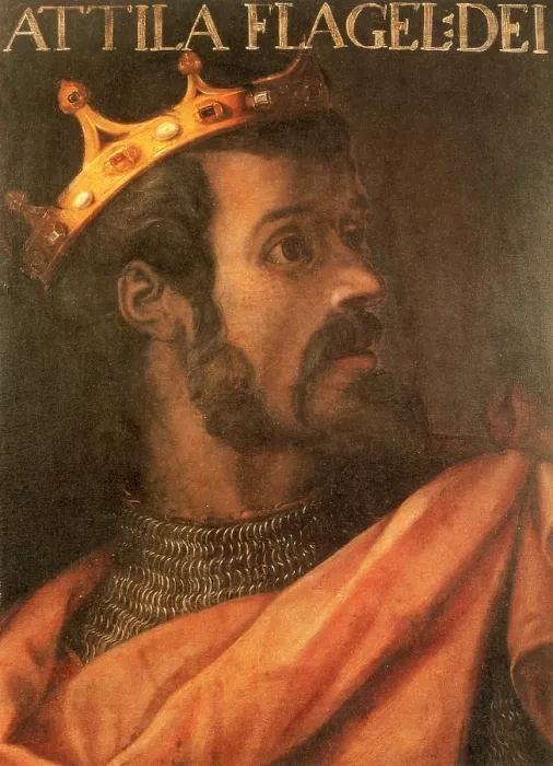 Framed Print : Attila, Emperor of the Huns Framed Print : Attila, Emperor of the Huns