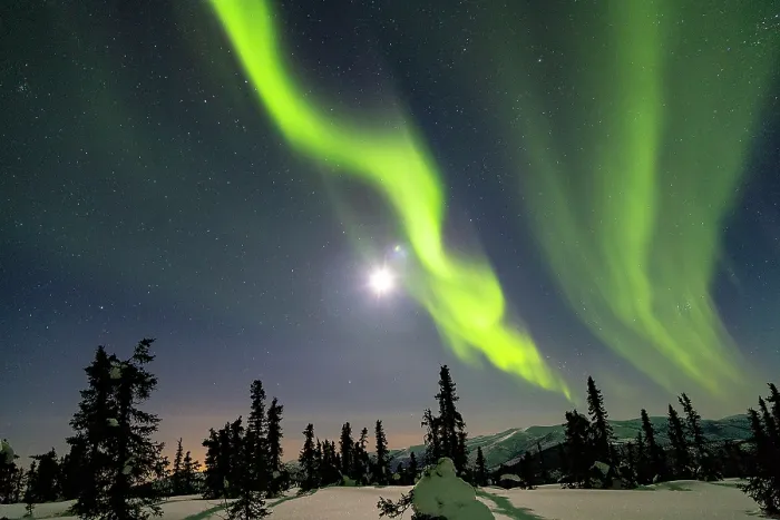 Framed Print : Aurora Borealis, White Mountains of Alaska Framed Print : Aurora Borealis, White Mountains of Alaska