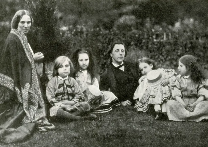 Framed Print : Author of Alice in Wonderland, Lewis Carroll, Mrs. George Macdonald, Children Framed Print : Author of Alice in Wonderland, Lewis Carroll, Mrs. George Macdonald, Children