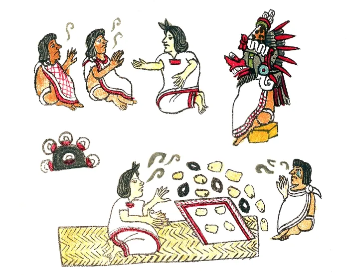 Framed Print : Aztec Medicine, Codex Magliabechiano, 16th Century Framed Print : Aztec Medicine, Codex Magliabechiano, 16th Century