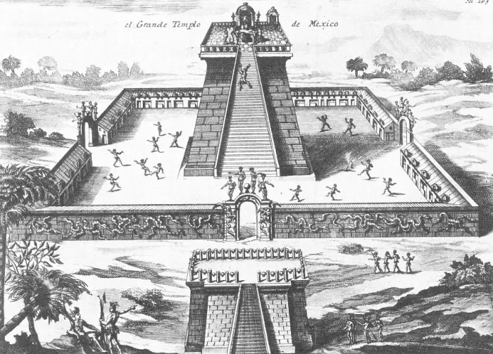 Framed Print : Aztec Temple at Tenochtitlan Framed Print : Aztec Temple at Tenochtitlan