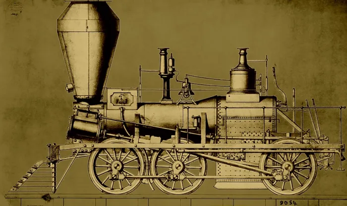 Framed Print : Baldwin Steam Locomotive, 1842 Framed Print : Baldwin Steam Locomotive, 1842