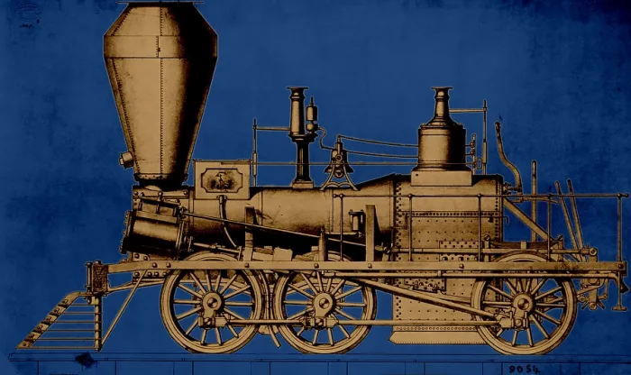 Framed Print : Baldwin Steam Locomotive, 1842 Framed Print : Baldwin Steam Locomotive, 1842