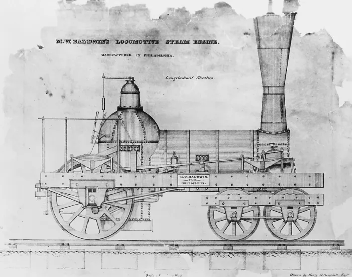 Framed Print : Baldwin Steam Locomotive, 19th Century Framed Print : Baldwin Steam Locomotive, 19th Century