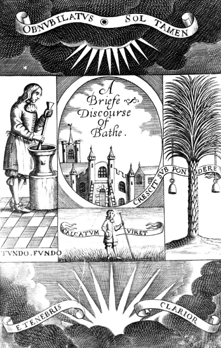 Framed Print : Balneology, A Discourse of Bathe, 1676 Framed Print : Balneology, A Discourse of Bathe, 1676