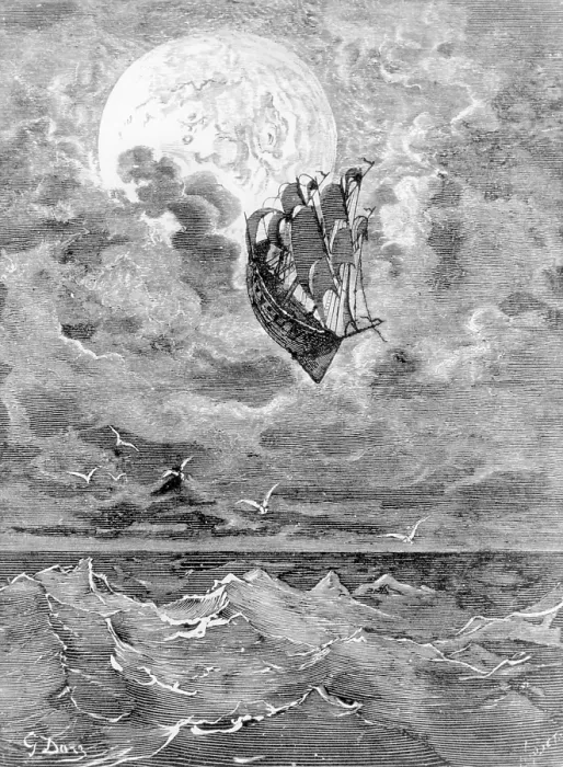 Framed Print : Baron Munchausen, A Voyage to the Moon Framed Print : Baron Munchausen, A Voyage to the Moon