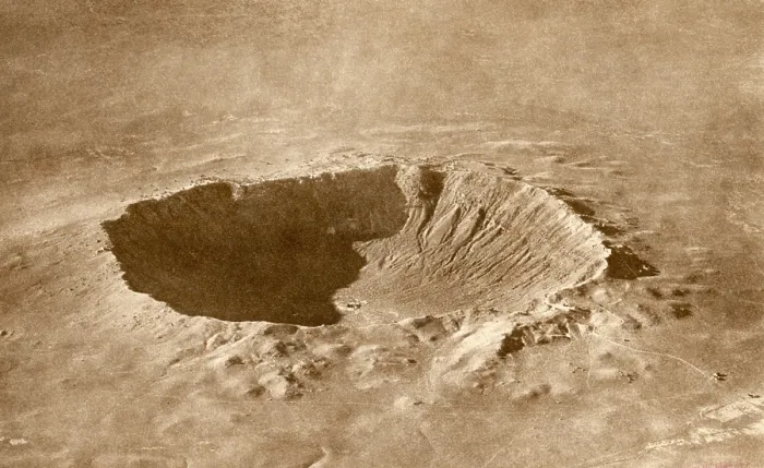 Framed Print : Barringer Crater