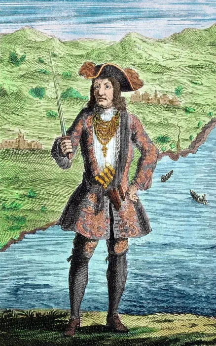 Framed Print : Bartholomew Roberts, Welsh Pirate