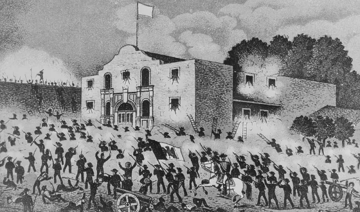 Framed Print : Battle of the Alamo, 1836