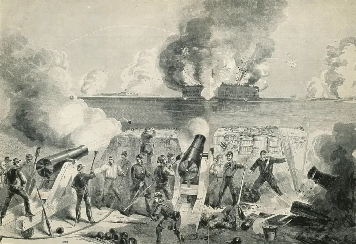 Framed Print : Battle of Fort Sumter, 1861 Framed Print : Battle of Fort Sumter, 1861