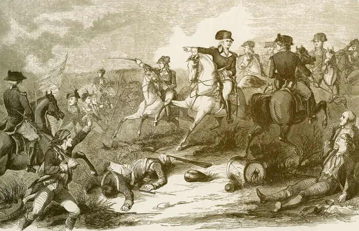 Framed Print : The Battle of Monmouth, 1778 Framed Print : The Battle of Monmouth, 1778
