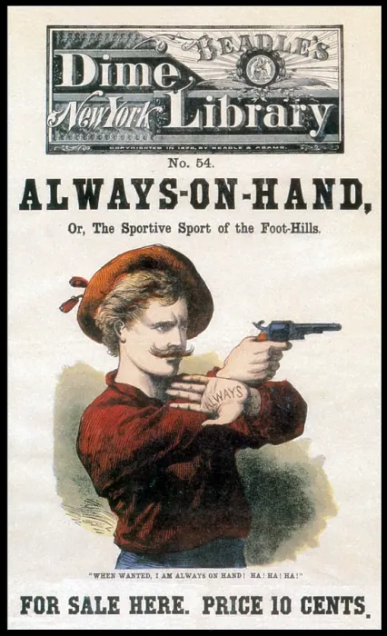 Framed Print : Beadle's Dime Library, 'Always-On-Hand' Framed Print : Beadle's Dime Library, 'Always-On-Hand'