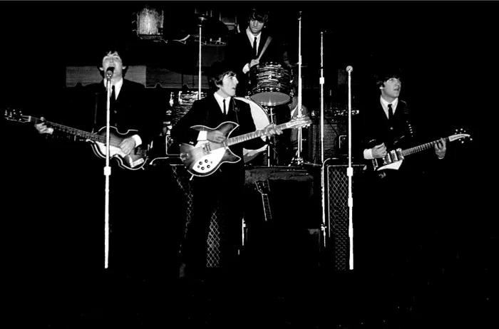 Framed Print : The Beatles in Concert, 1964