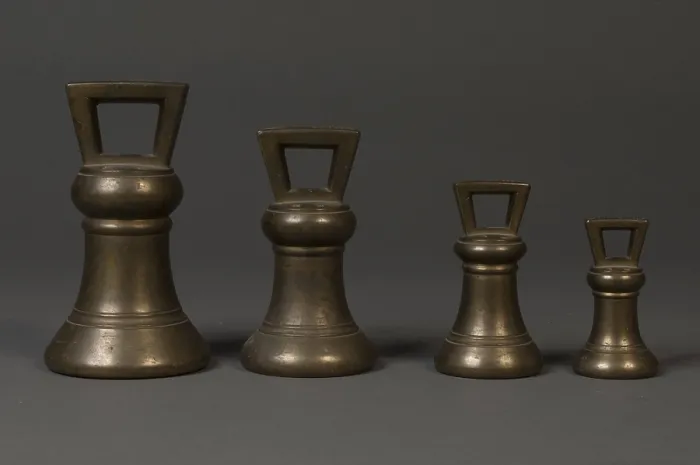 Framed Print : Bell Shaped Avoirdupois Weights Framed Print : Bell Shaped Avoirdupois Weights