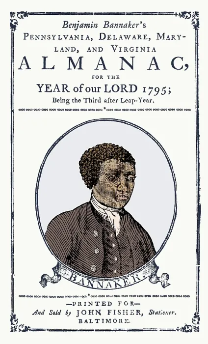 Framed Print : Benjamin Banneker, Almanac, 1795 Framed Print : Benjamin Banneker, Almanac, 1795