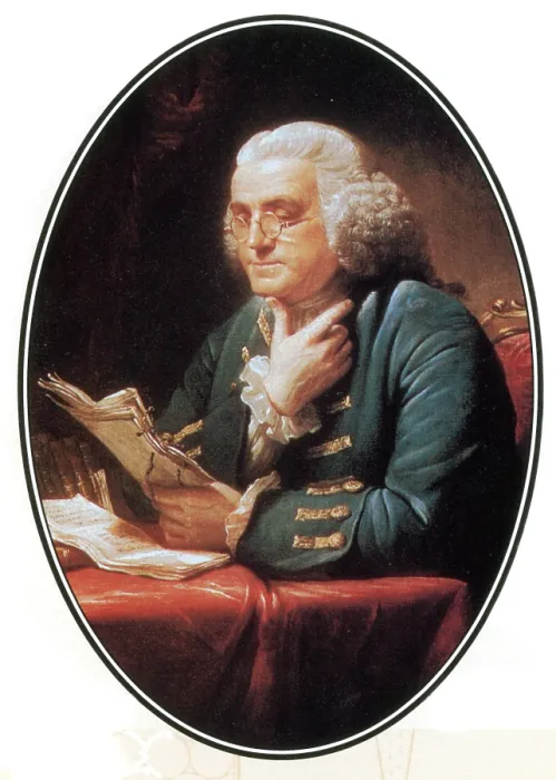 Framed Print : Benjamin Franklin, American Polymath Framed Print : Benjamin Franklin, American Polymath