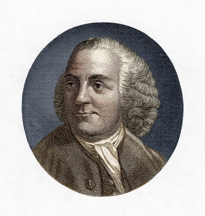 Framed Print : Benjamin Franklin, American Polymath