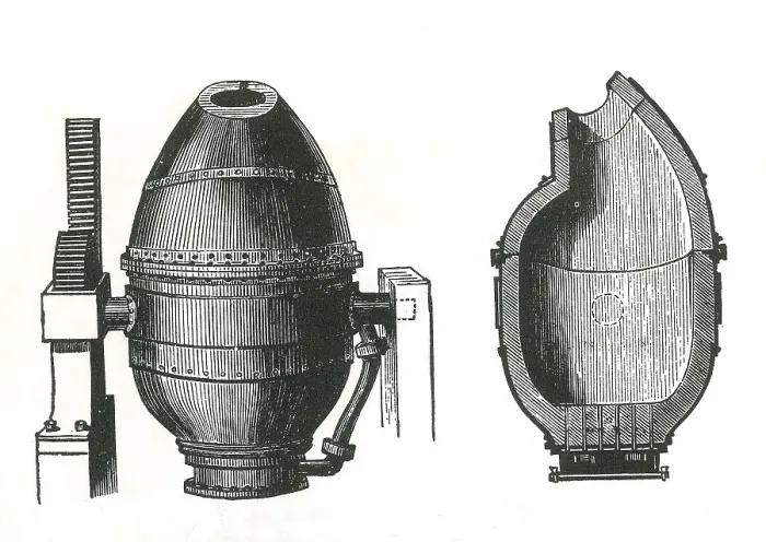 Framed Print : Bessemer Converter Framed Print : Bessemer Converter