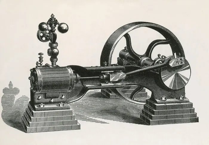 Framed Print : Bigelow Stationary Engine Framed Print : Bigelow Stationary Engine