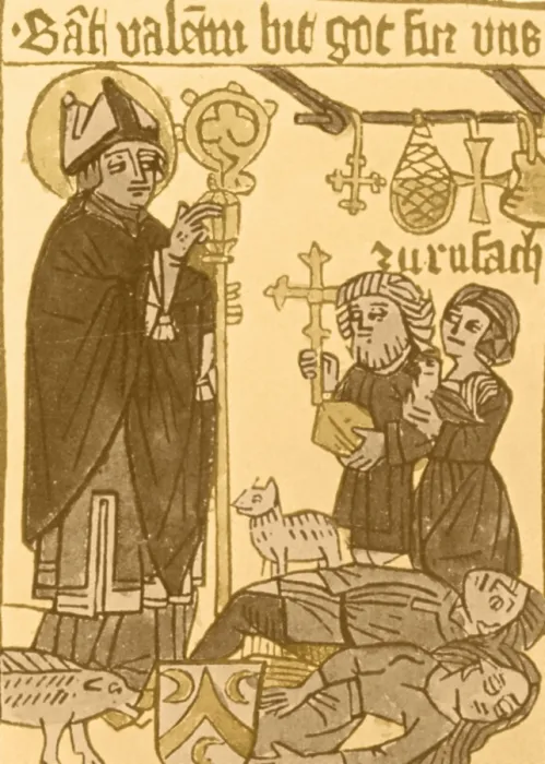 Framed Print : Black Death, 14th Century
